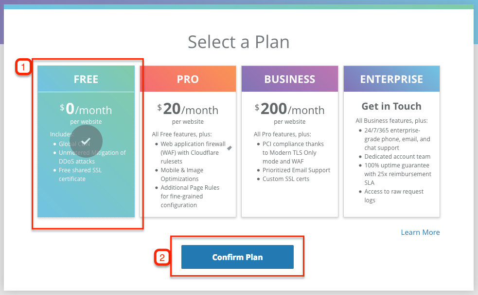 Cloudflare : offre gratuite
